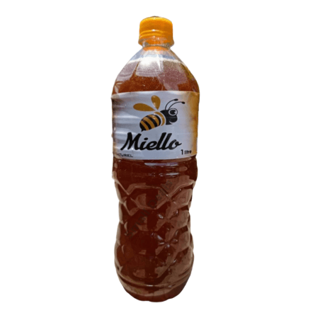 Miel Naturel Miello – 1 Litre – 100 % Pur & Brut