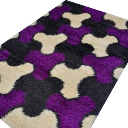Tapis Design 0006 violet beige 1m50 / 2m20