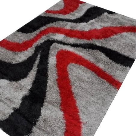 Tapis Design 0003 Rouge noir 1m50 / 2m20